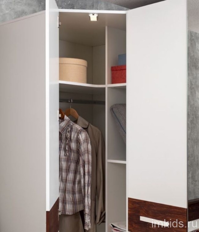 Шкаф угловой Норвуд 156